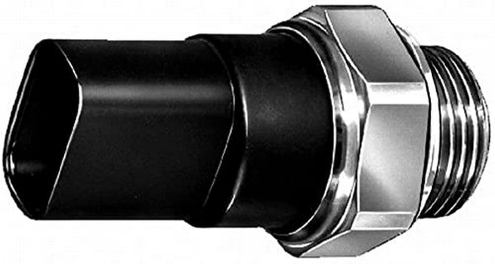 HELLA 6ZT 007 807-001 Temperaturschalter, Kühlerlüfter - 12V - 2-polig - Flachstecker - Steckergehäuseform: eckig - geschraubt - Schließer von Hella