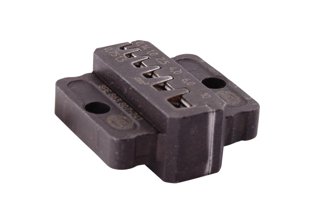 HELLA Crimpzangeneinsatz - Metall - schwarz - Ø von: 0.25mm - Ø bis: 6.0mm - Profi, Typ I & II/Universal - 8PE 863 807-241 von Hella