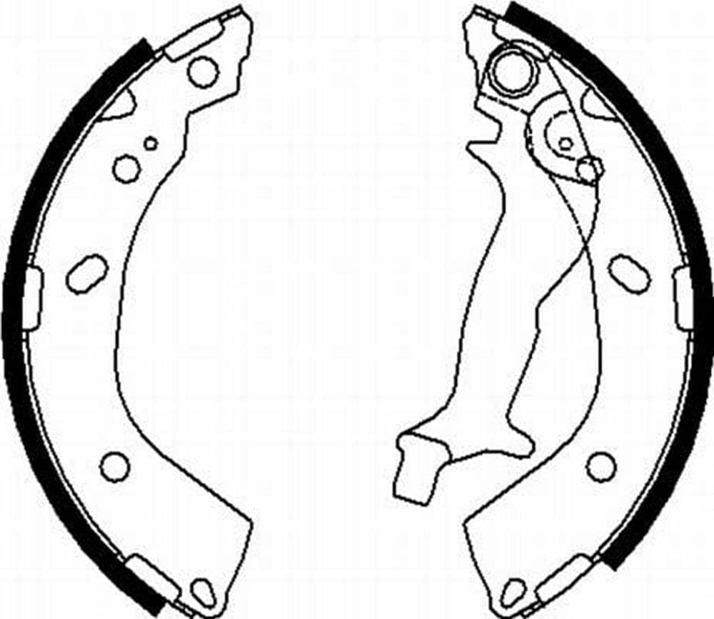 HELLA PAGID 8DB 355 000-431 Bremsbackensatz - H1749 - für u.a. HYUNDAI / INOKOM von Hella