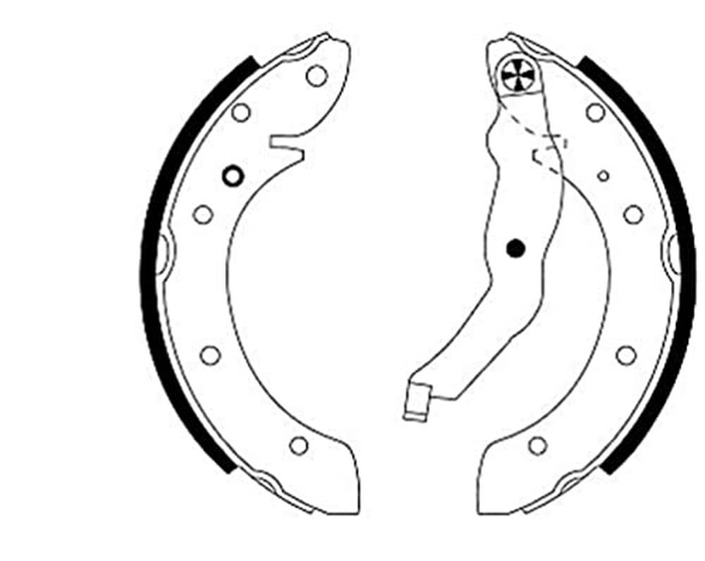 HELLA PAGID 8DB 355 001-241 Bremsbackensatz - H8685 - für u.a. BMW von Hella