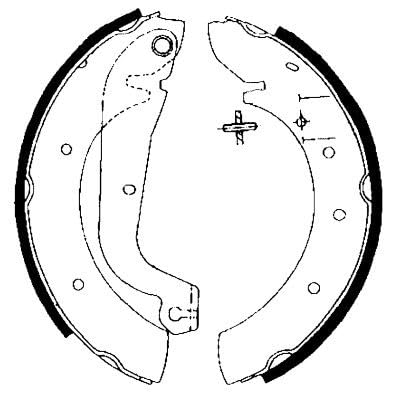 HELLA PAGID 8DB 355 001-451 Bremsbackensatz - H8820 - Bremssystem: Lucas - für u.a. ALFA ROMEO / CITROEN / FIAT / NISSAN von Hella