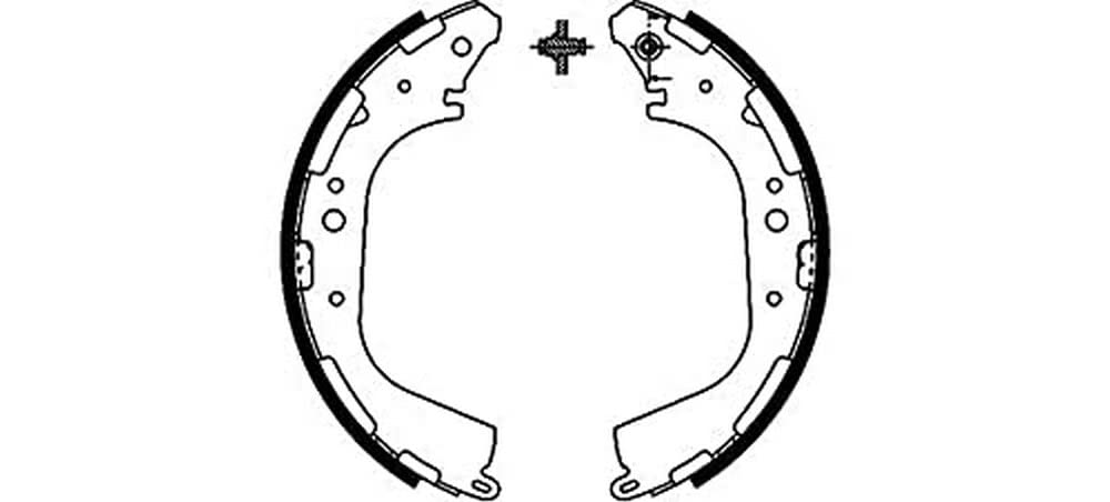 HELLA PAGID 8DB 355 002-341 Bremsbackensatz - H9400 - für u.a. INFINITI / NISSAN von Hella