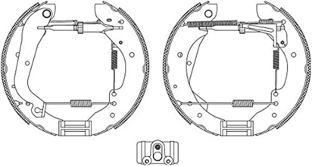 HELLA PAGID 8DB 355 004-171 Bremsbackensatz - R0595 - für u.a. RENAULT von Hella