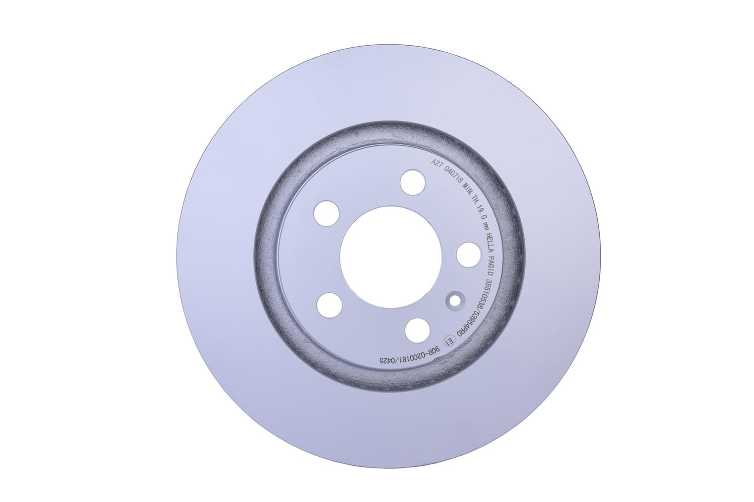 HELLA 8DD 355 105-381 Bremsscheibe - 53954PRO - beschichtet - 280mm - 22mm - außenbelüftet - für u.a. AUDI / SEAT / SKODA / VOLKSWAGEN von Hella