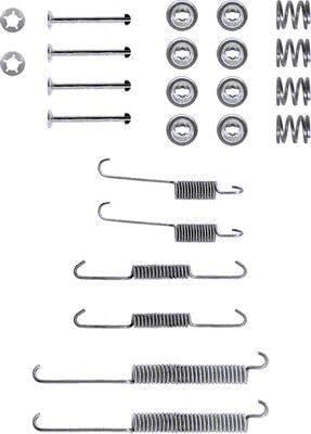 HELLA PAGID 8DZ 355 200-111 Zubehörsatz, Bremsbacken - X0051 - Bremssystem: Bendix - für u.a. CITROEN / RENAULT / VOLVO von Hella