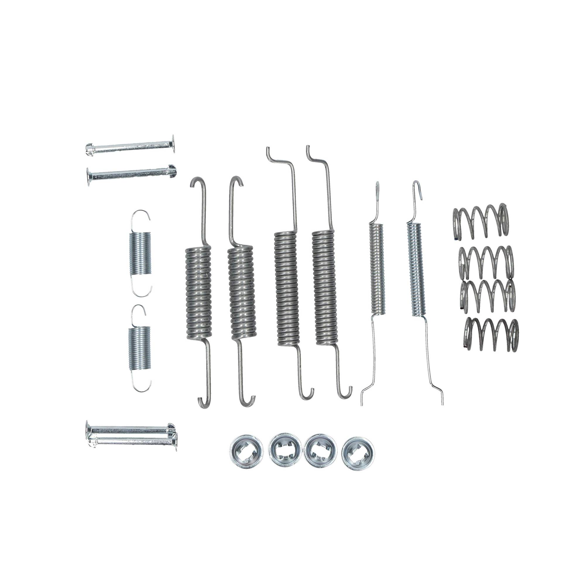 HELLA PAGID 8DZ 355 200-291 Zubehörsatz, Bremsbacken - X0076 - Bremssystem: Teves - für u.a. BYD / SEAT / SKODA / STREETSCOOTER / VW von Hella