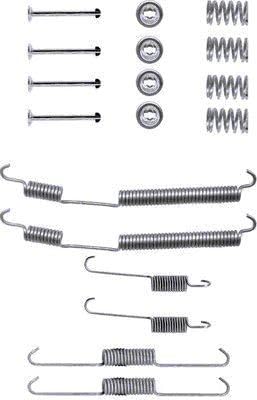 HELLA PAGID 8DZ 355 200-401 Zubehörsatz, Bremsbacken - X0089 - Bremssystem: Lucas - für u.a. CITROEN / FIAT / PEUGEOT von Hella