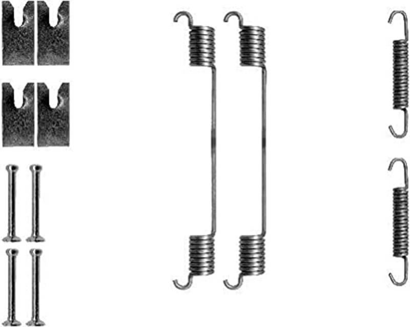 HELLA 8DZ 355 200-651 Zubehörsatz, Bremsbacken - X0120 - Bremssystem: Lockheed - für u.a. CITROEN / DODGE / FIAT / FORD / PEUGEOT von Hella