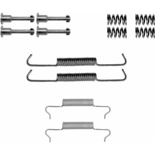 HELLA 8DZ 355 201-981 Zubehörsatz, Feststellbremsbacken - X0186 - Bremssystem: ATE - für u.a. MG / ROVER von Hella