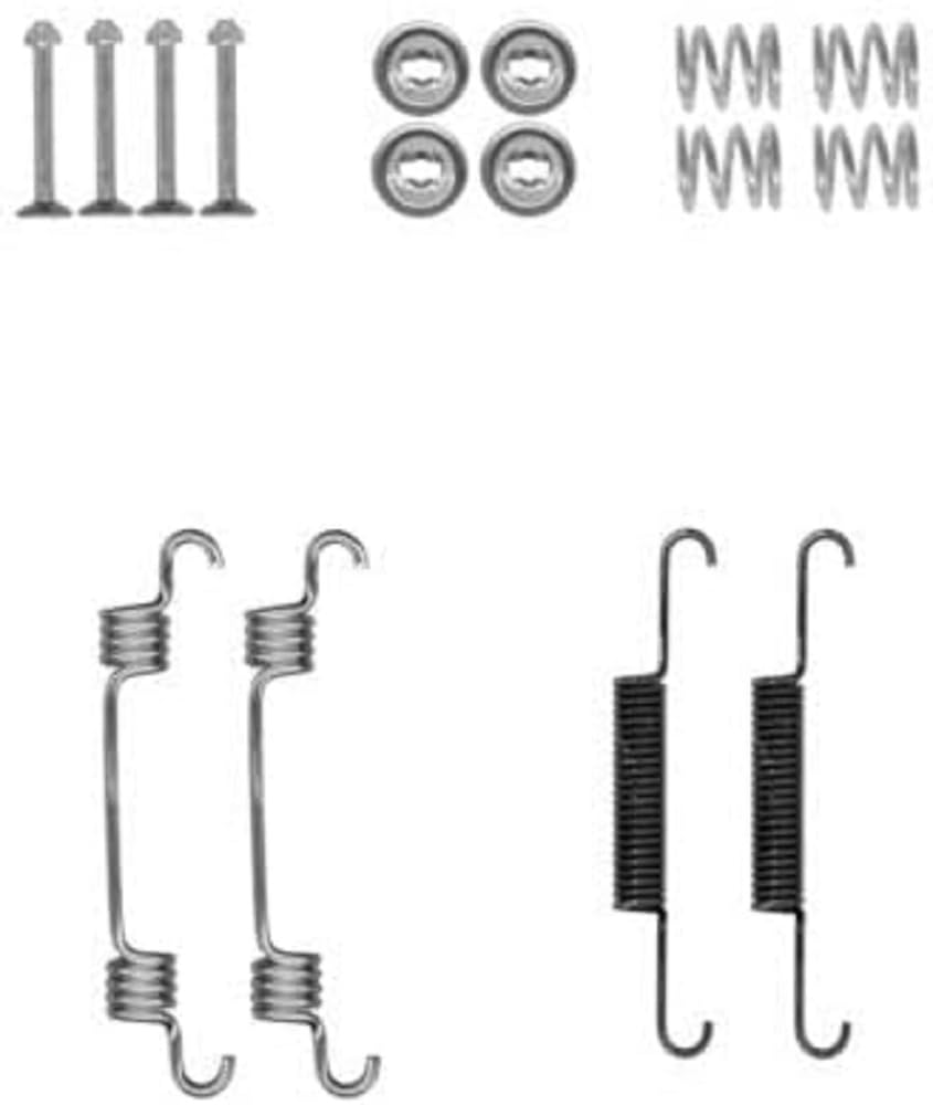 HELLA PAGID 8DZ 355 202-001 Zubehörsatz, Feststellbremsbacken - X0188 - für u.a. HYUNDAI / KIA von Hella