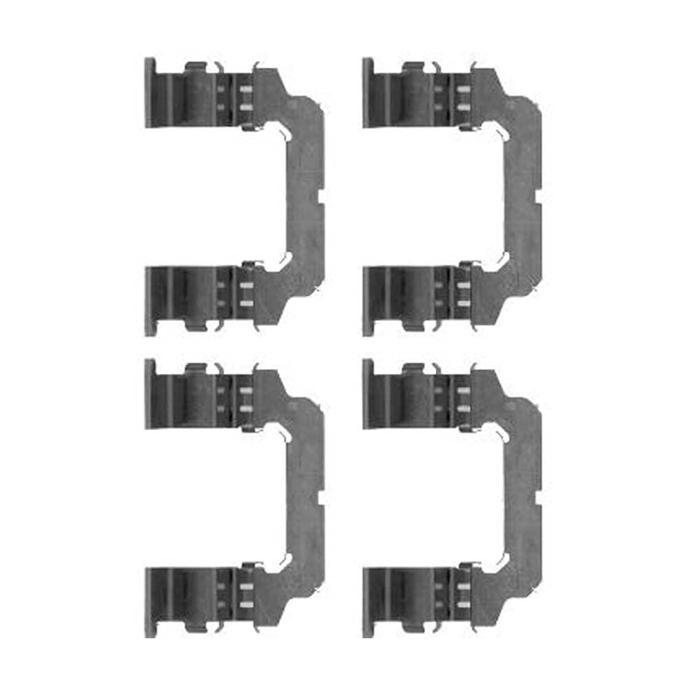 HELLA 8DZ 355 204-621 Zubehörsatz, Scheibenbremsbelag - K0357 - Bremssystem: Akebono - für u.a. NISSAN von Hella