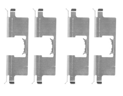 HELLA 8DZ 355 204-651 Zubehörsatz, Scheibenbremsbelag - K0360 - Bremssystem: TRW - für u.a. MG / ROVER von Hella