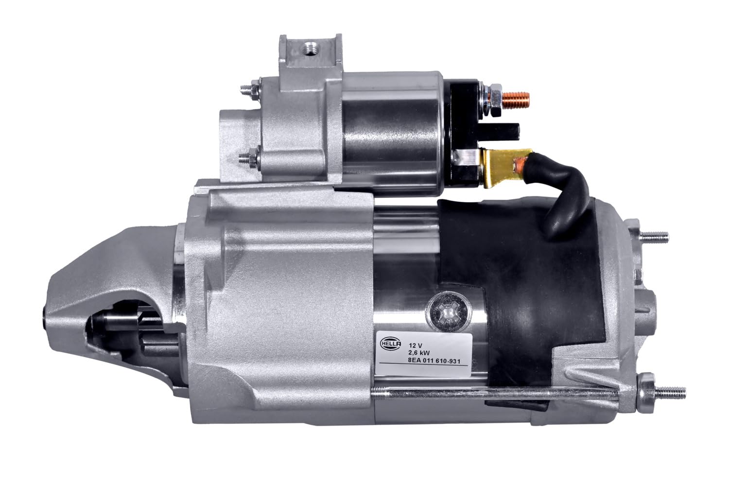 HELLA 8EA 011 610-931 Starter/Anlasser - 12V - 2.6kW - für u.a. Fiat Ducato Platform/Chassis (230_) von Hella