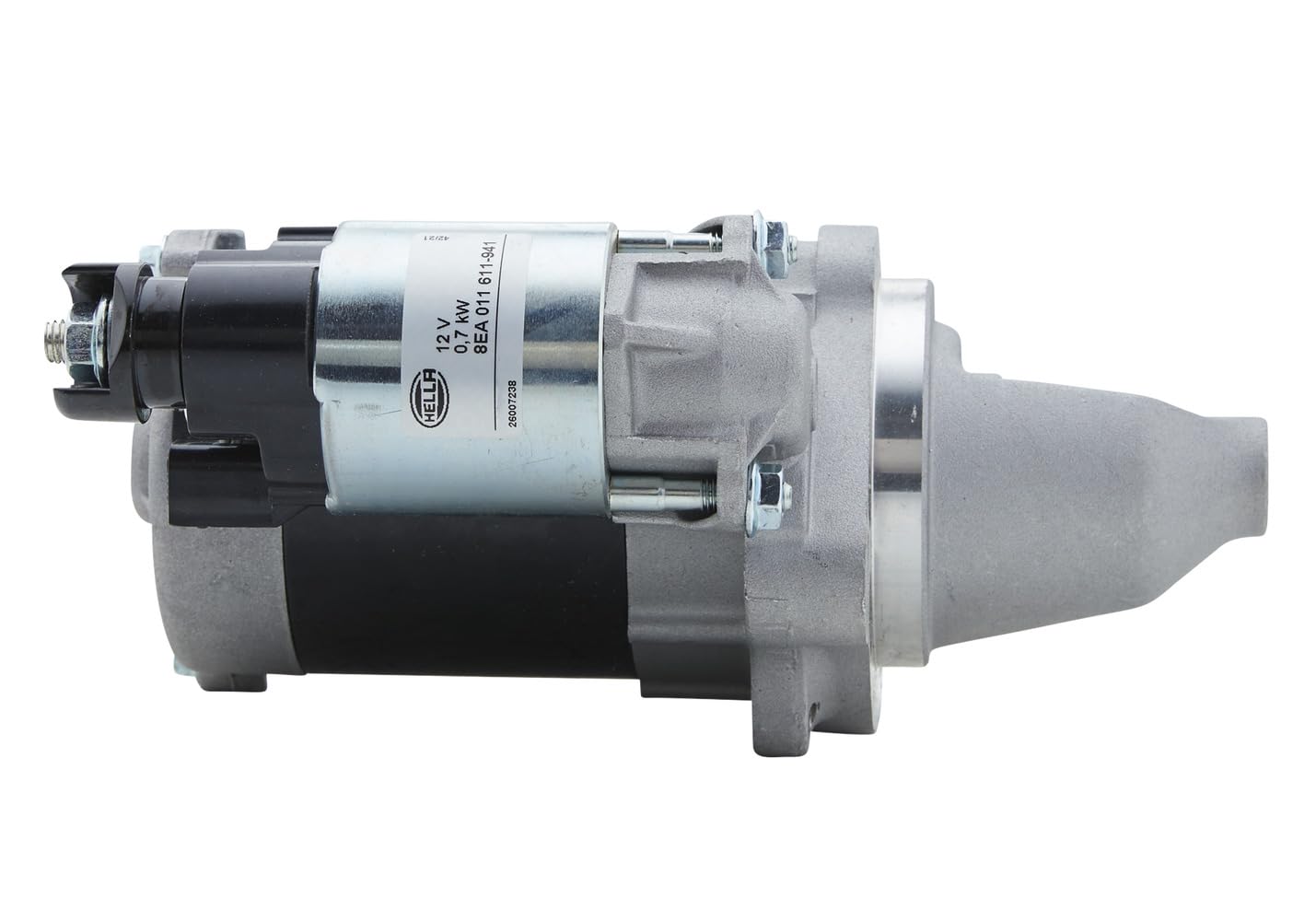 HELLA 8EA 011 611-941 Starter/Anlasser - 12V - 0.7kW - für u.a. Honda Jazz II (GD_, GE3, GE2) von Hella