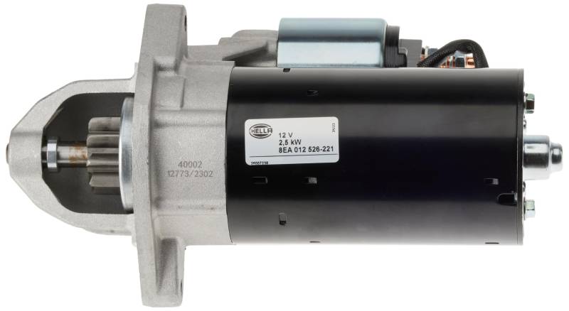 HELLA 8EA 012 526-221 Starter/Anlasser - 12V - 2.5kW - für u.a. Fiat Ducato Chassis (250_, 290_) von Hella