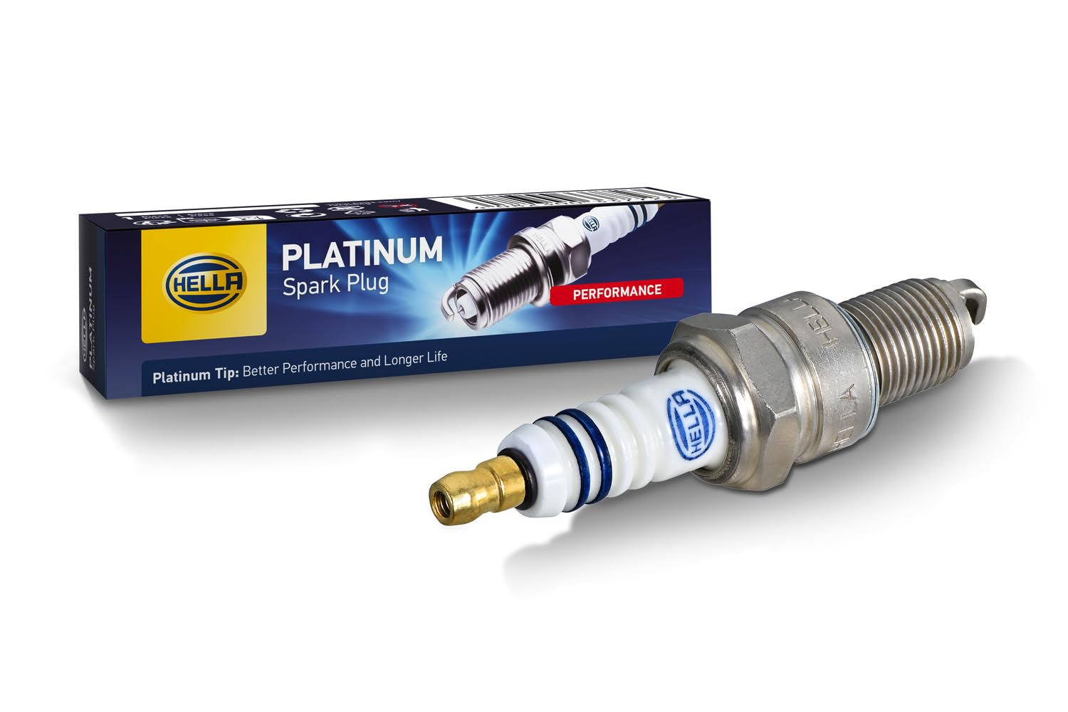 HELLA 8EH 188 705-131 Zündkerze - Platinum PH7RC-11 - Schlüsselweite: 20,8 - Gewindelänge: 19mm - Elektrodenabstand: 1.1mm von Hella