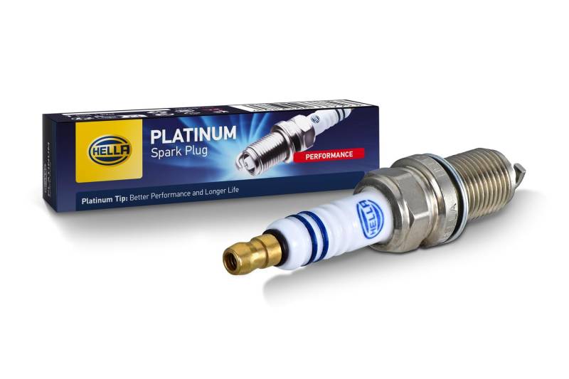 HELLA 8EH 188 705-311 Zündkerze - Platinum PM8RC5-8 - Schlüsselweite: 16 - Gewindelänge: 19mm - Elektrodenabstand: 0.8mm von Hella