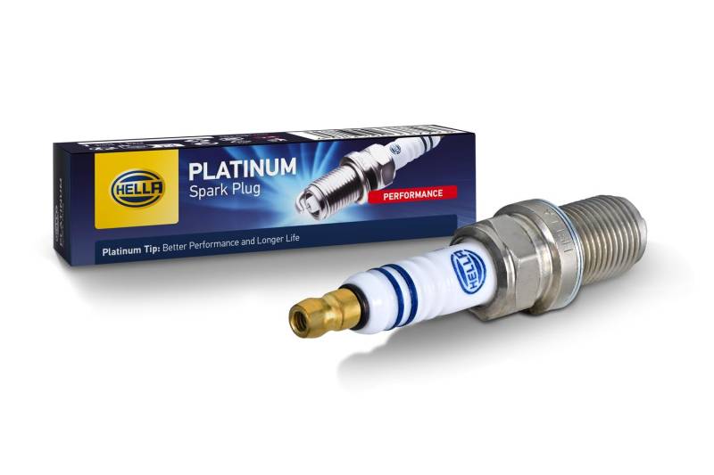 HELLA 8EH 188 705-331 Zündkerze - Platinum PM9RC-7 - Schlüsselweite: 16 - Gewindelänge: 19mm - Elektrodenabstand: 0.7mm von Hella