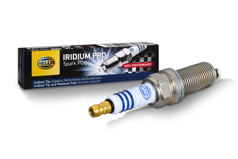 HELLA 8EH 188 706-581 Zündkerze - Iridium Pro IMJ8RC-8P - Schlüsselweite: 16 - Gewindelänge: 26.5mm - Elektrodenabstand: 0.8mm von Hella