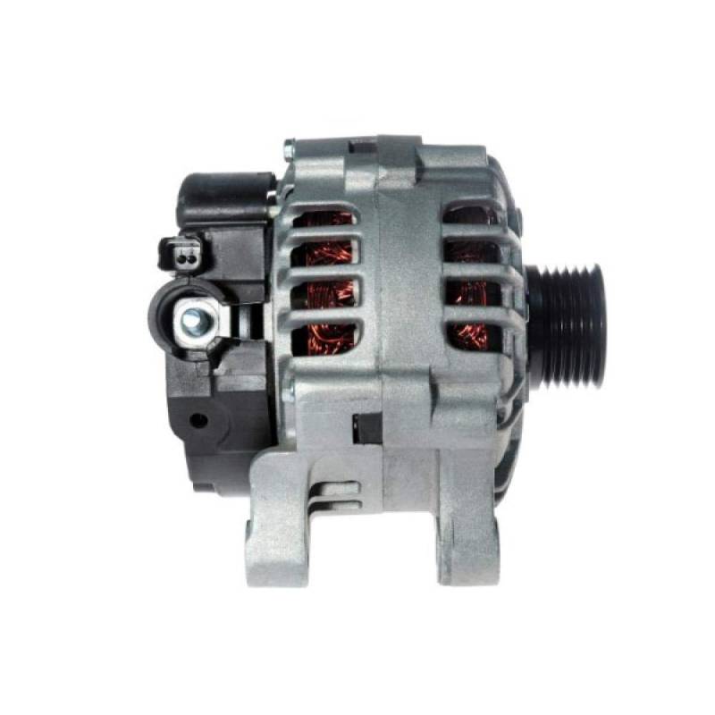 HELLA 8EL 011 710-651 Generator/Lichtmaschine - 14V - 80A - für u.a. Citroën C3 I (FC_, FN_), Schwarz von Hella