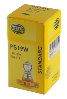 HELLA 8GA 223 569-021 Halogen-Glühlampe - PS19W - Standard - 12V - 19W - Sockelausführung Glühlampe: PG20/1 - Schachtel - Menge: 1 von Hella