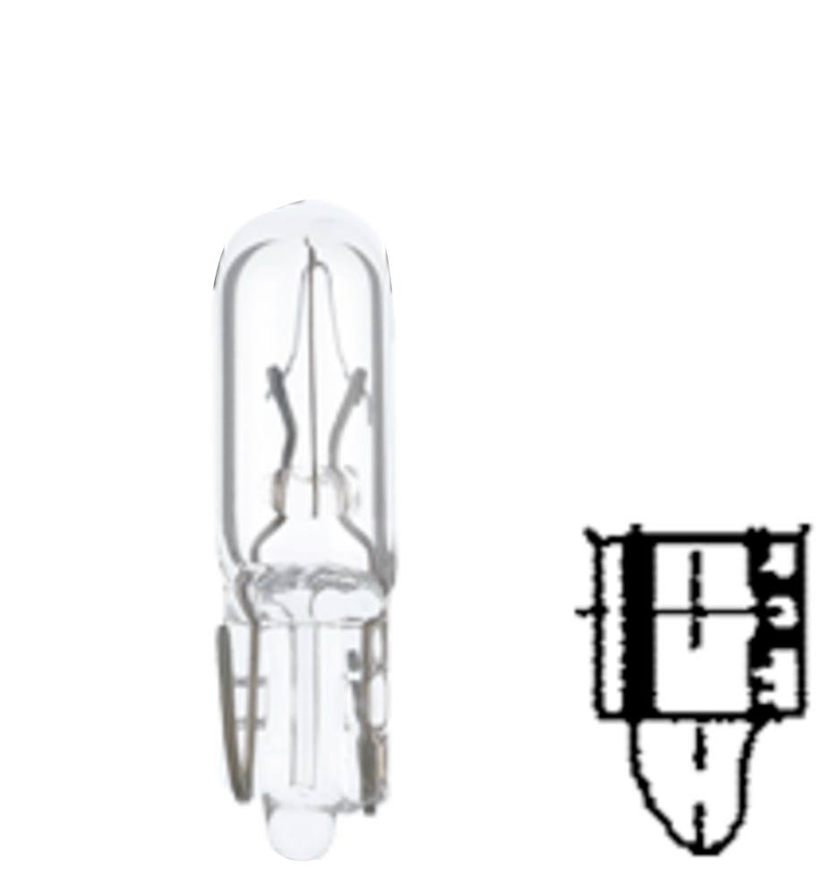 HELLA 8GP 002 095-241 Glühlampe - W1,2W - Heavy Duty - 24V - 1,2W - Sockelausführung: W2x4,6d - Schachtel - Menge: 10 von Hella