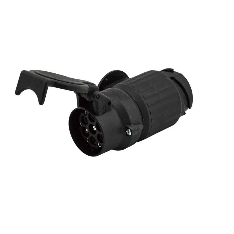 HELLA Adapter, Steckdose - 12V - von 13-polig auf WeSt - Länge: 102mm - Kunststoff - schwarz - DIN/ISO: 11446 N-Typ - Menge: 1 - 8JA 005 952-091 von Hella