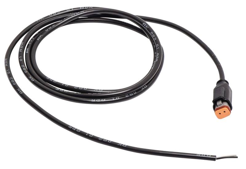 HELLA Leitungssatz - 2-polig - ADR/GGVS - 1.0mm² - Stecker: DEUTSCH Stecker - Kabel: 2000mm - 8KA 340 038-131, Schwarz von Hella