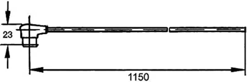 HELLA - Anschlussleitung, Außenspiegel - Länge: 1150mm - 2-polig - beidseitig - 8KA 500 218-002 von Hella