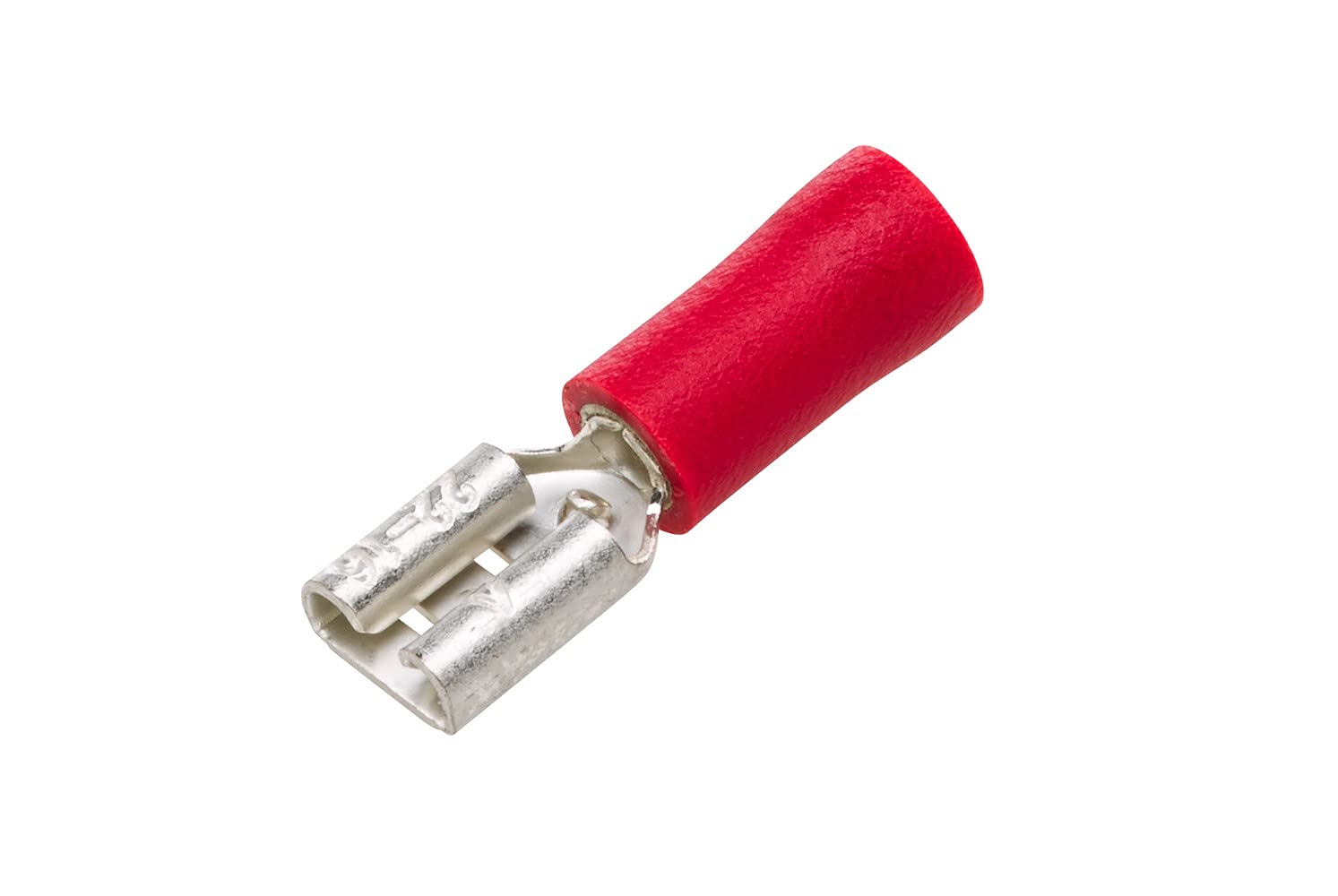 HELLA 8KW 705 392-003 Leitungsverbinder - rot - von: 0.5mm² - bis: 1.0mm² - Flachsteckhülse - 4,8 x 0,5 - Menge: 100 von Hella