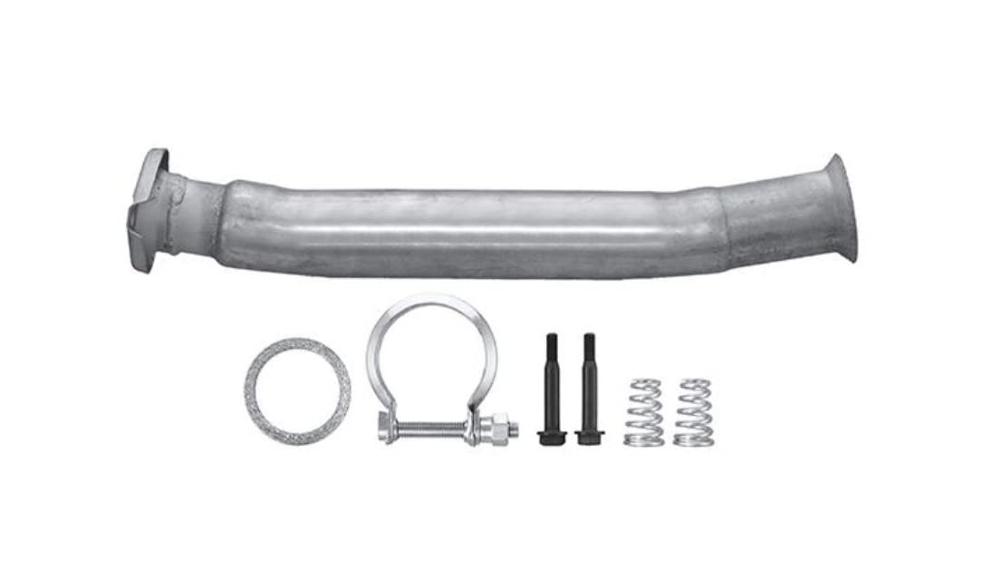 HELLA 8LA 366 000-801 Abgasrohr - Easy2Fit® Kit - vorne - einteilig - Set mit Anbauteilen - für u.a. PEUGEOT 206 von Hella