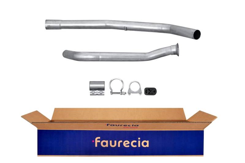 HELLA 8LA 366 007-301 Reparaturrohr, Katalysator - Easy2Fit® Kit - zweiteilig - Set mit Anbauteilen - für u.a. PEUGEOT 306 von Hella