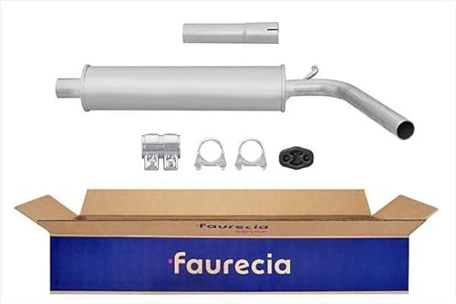 HELLA 8LC 366 025-961 Mittelschalldämpfer - Easy2Fit® Kit - mitte - zweiteilig - Set mit Anbauteilen - für u.a. SKODA FABIA I von Hella