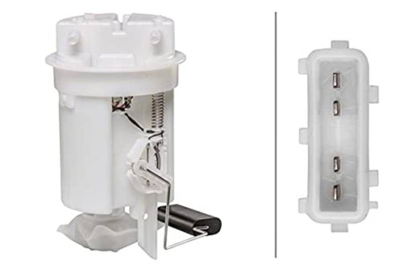 HELLA 8TF 358 106-311 Kraftstoff-Fördereinheit - elektrisch - 4-polig - mit Tankgeber/ohne Dichtung von Hella