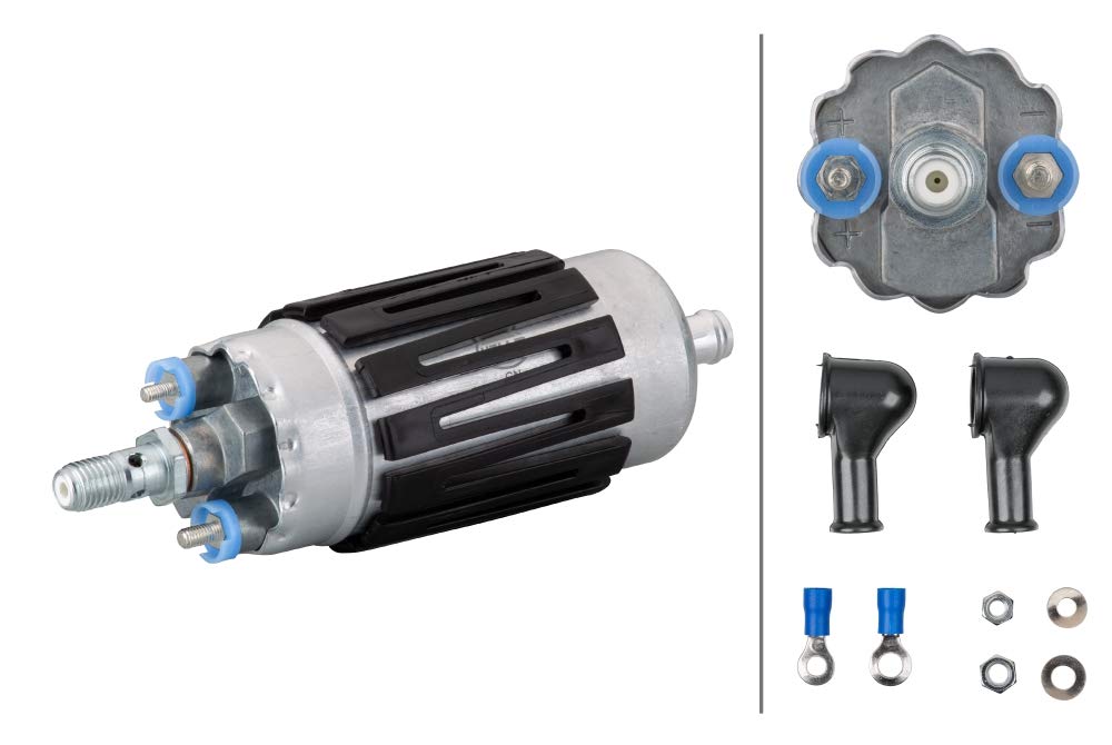 HELLA 8TF 358 146-191 Kraftstoffpumpe - elektrisch - mit Anbaumaterial - entkoppelt von Hella