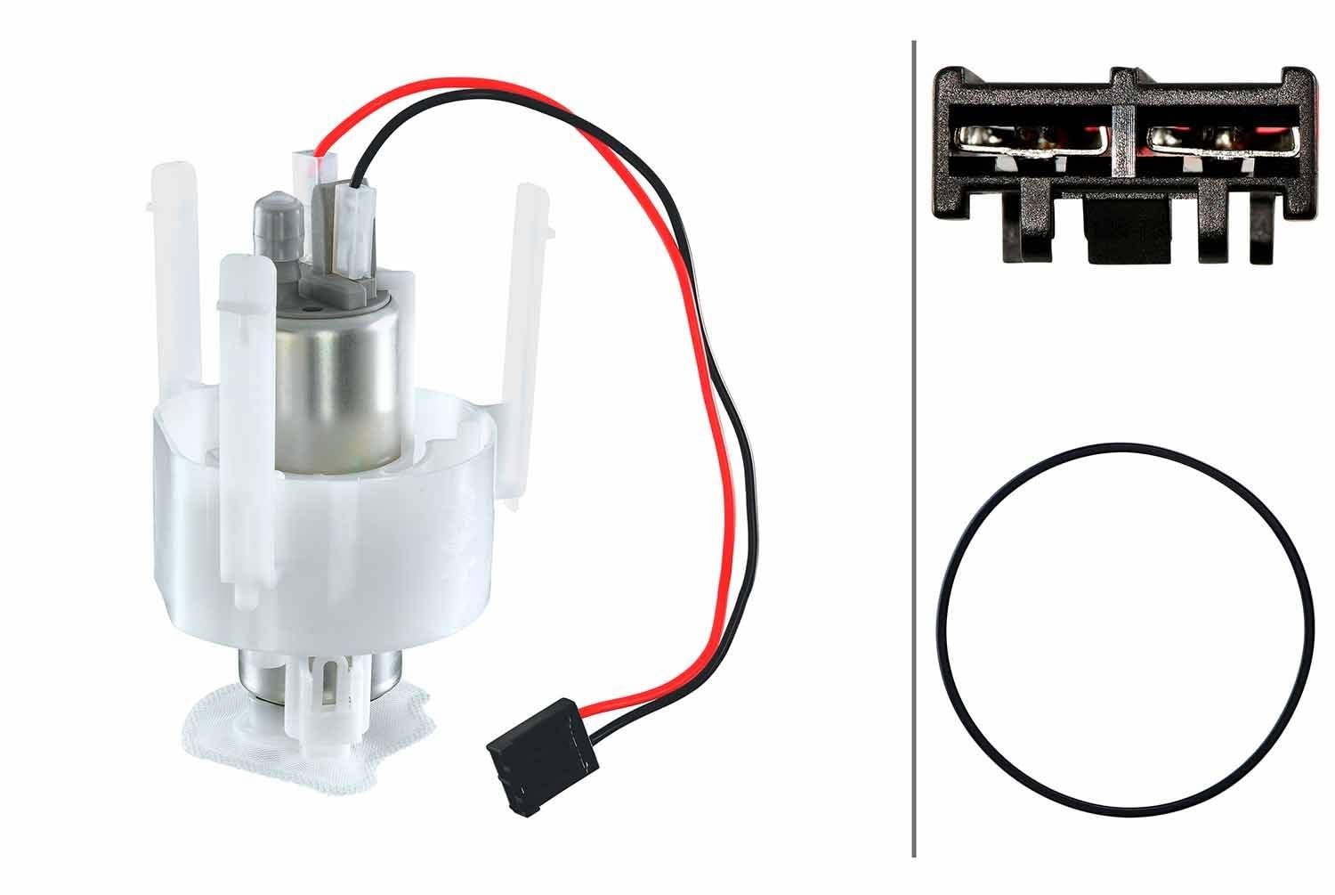 HELLA 8TF 358 304-921 Kraftstoffpumpe - elektrisch - 2-polig - mit Zubehör von HELLA