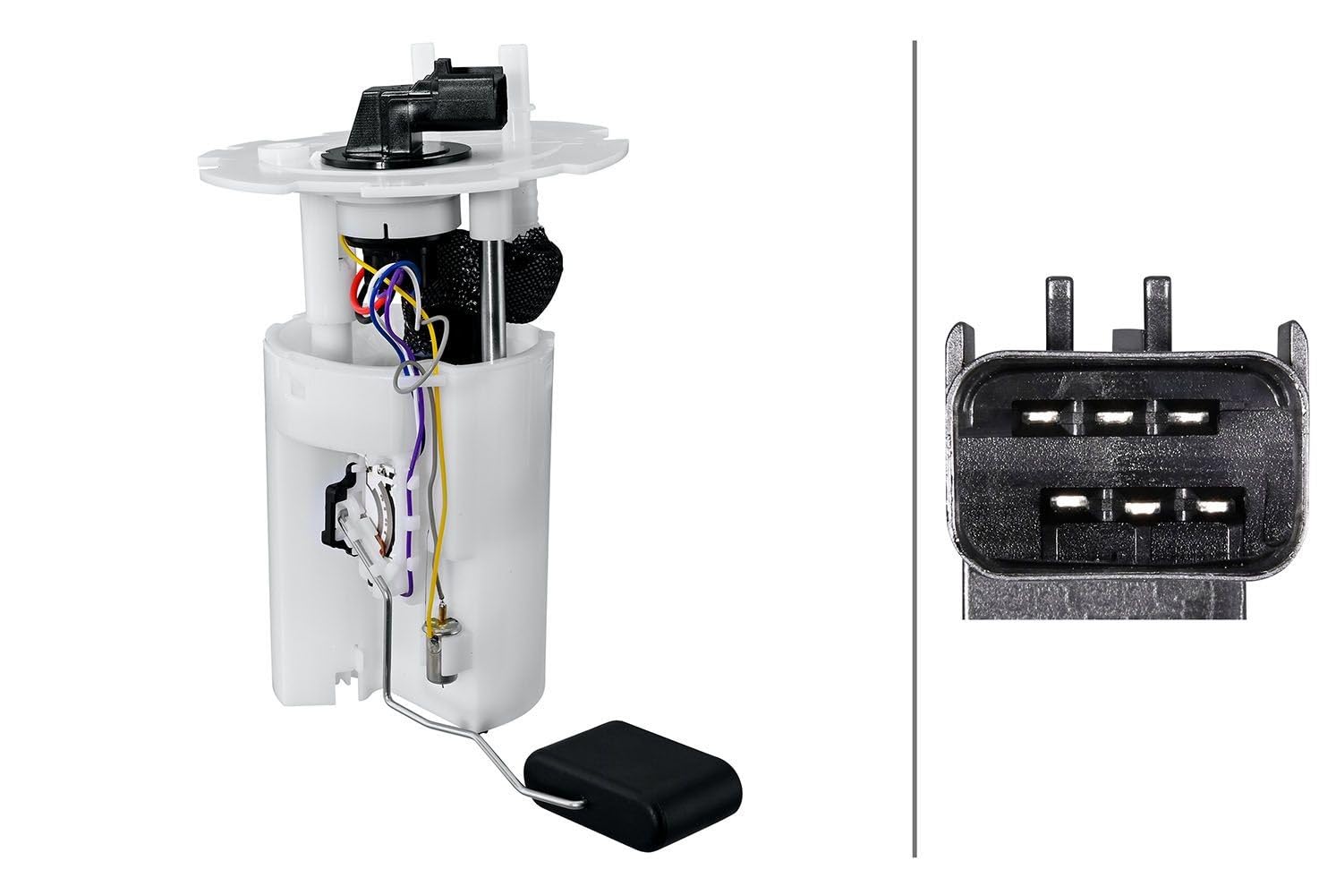 HELLA 8TF 358 306-541 Kraftstoff-Fördereinheit - elektrisch - 6-polig - mit Dichtung/mit Tankgeber von Hella