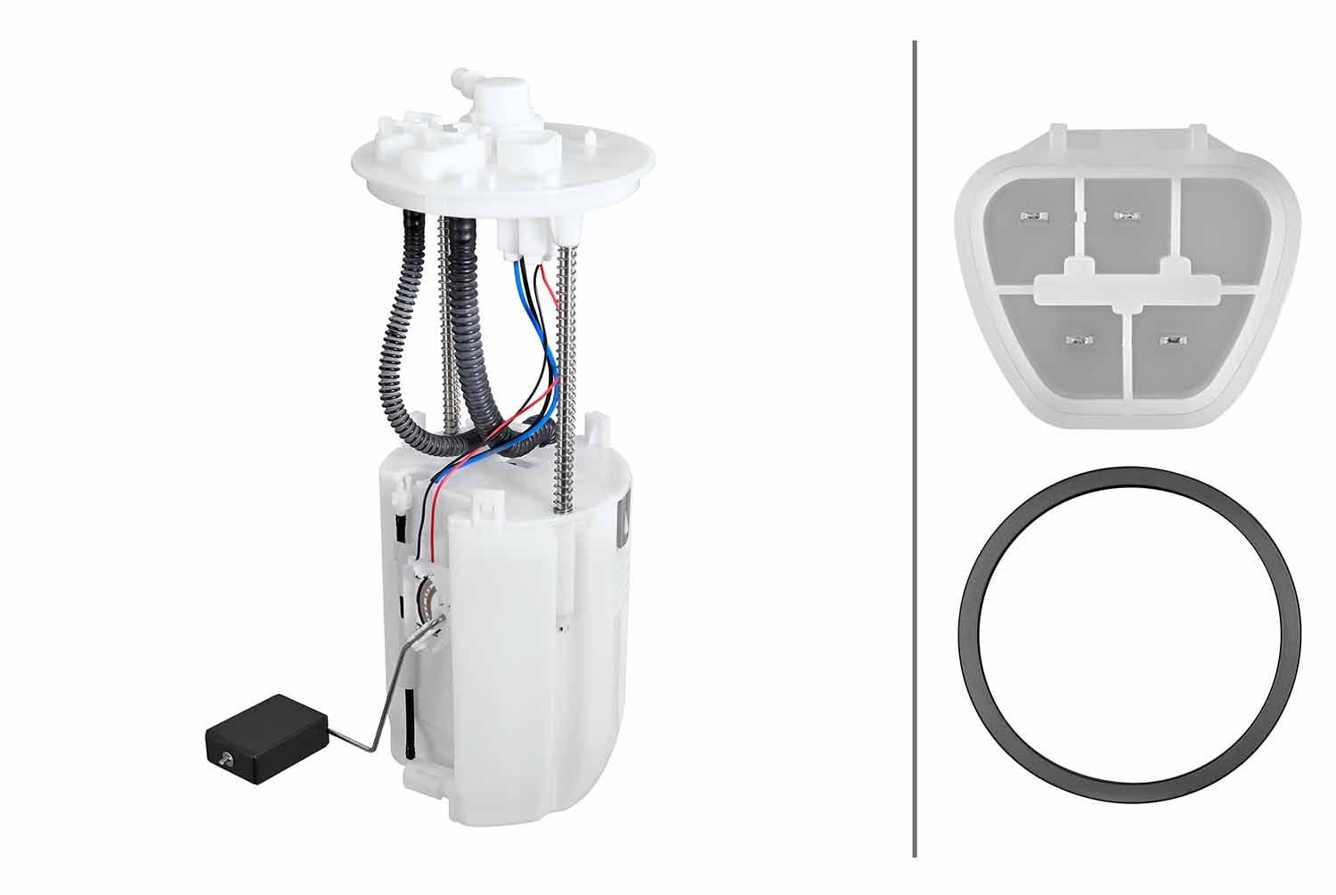 HELLA 8TF 358 306-851 Kraftstoff-Fördereinheit - elektrisch - 4-polig - mit Dichtung/mit Tankgeber von HELLA