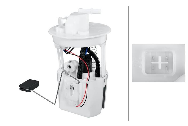 HELLA 8TF 358 306-891 Kraftstoff-Fördereinheit - elektrisch - 4-polig - mit Dichtung/mit Tankgeber von HELLA