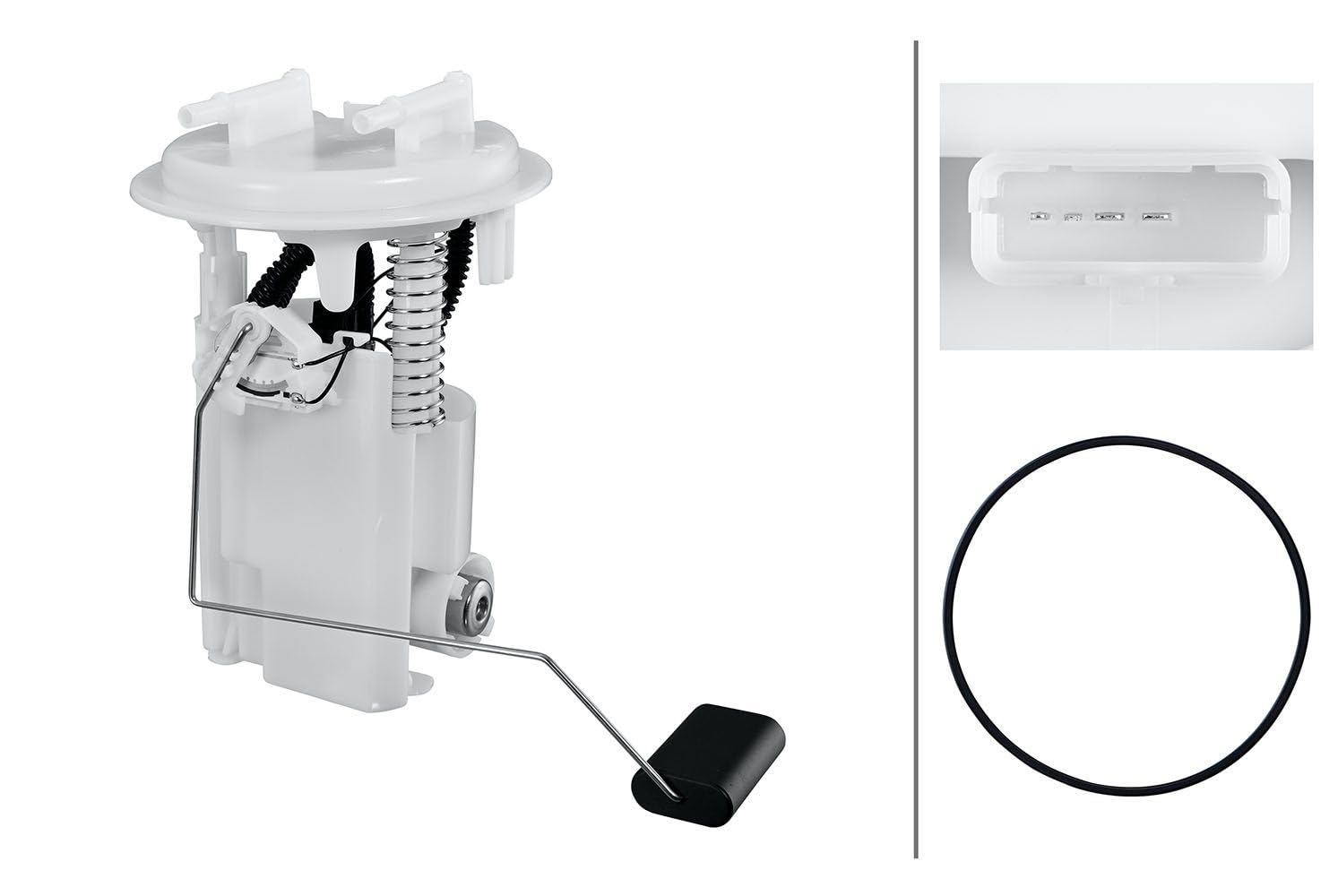 HELLA 8TF 358 306-901 Kraftstoff-Fördereinheit - elektrisch - 4-polig - mit Dichtung/mit Tankgeber von HELLA