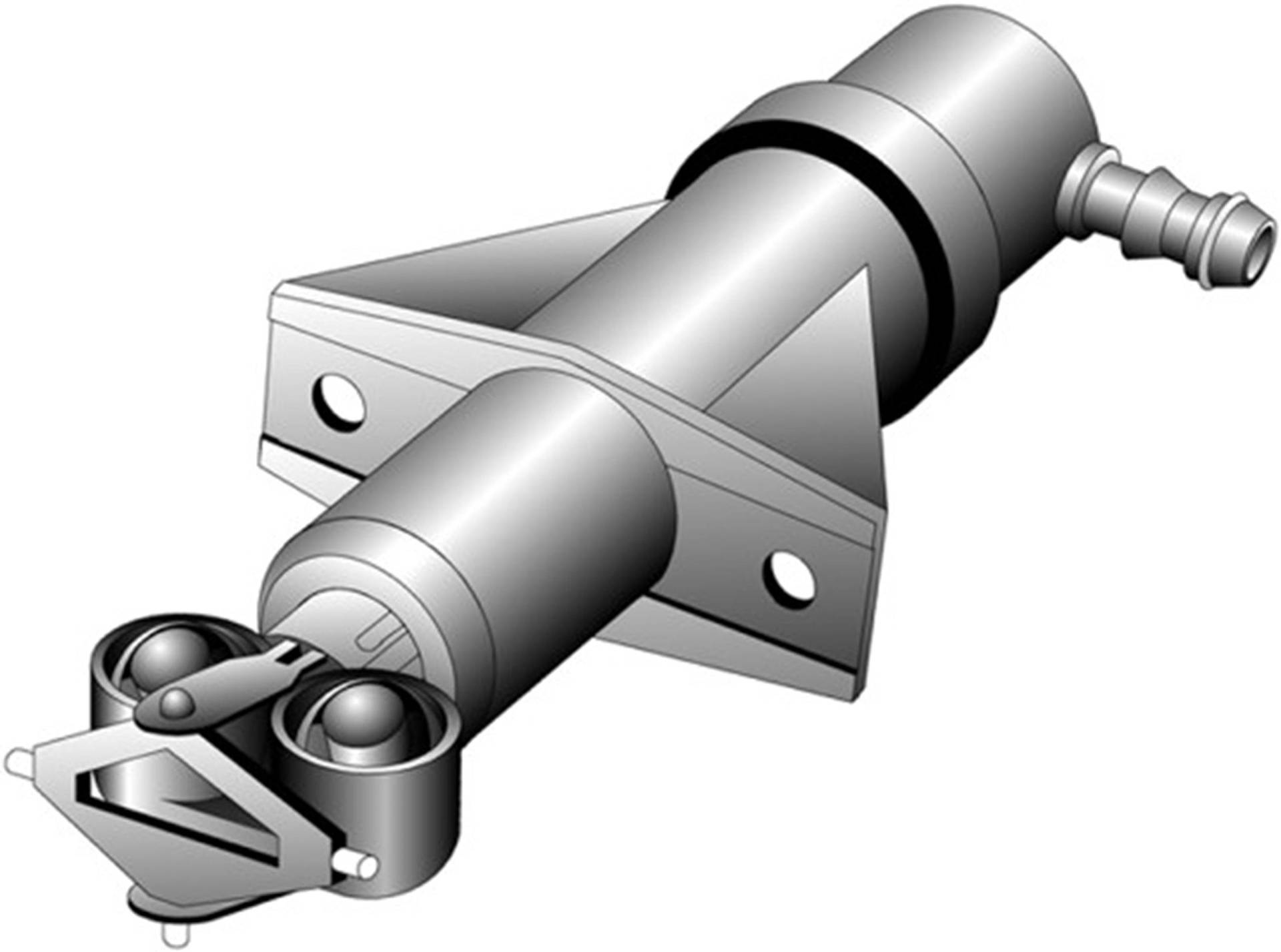 HELLA 8WT 008 549-201 Scheinwerferreinigungsanlage - 12V - elektrisch - Monopumpe - Zweifachdüse von Hella