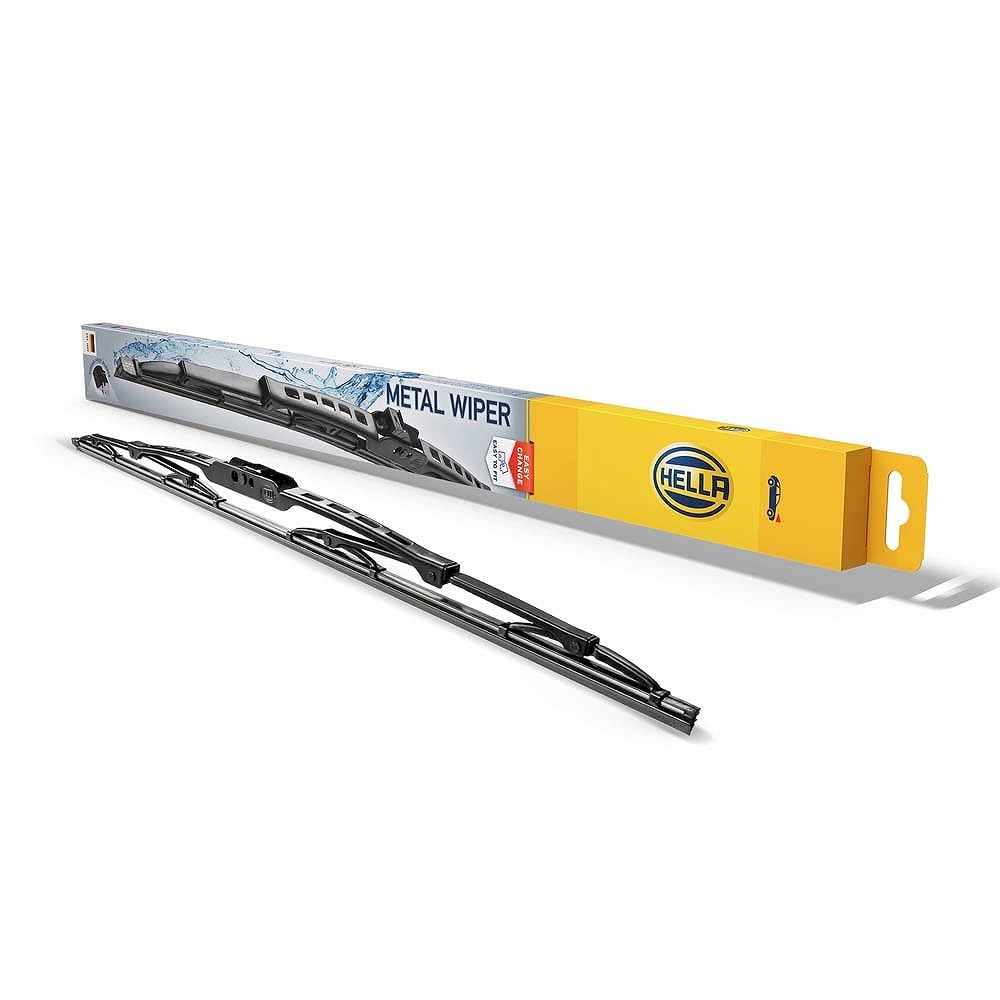 HELLA 9XW 190 253-111 Metal Wiper Scheibenwischer - WPR11 - Bügelwischerblatt - für Rechtslenker - 11" - 275mm - vorne/hinten - Menge: 1 von Hella