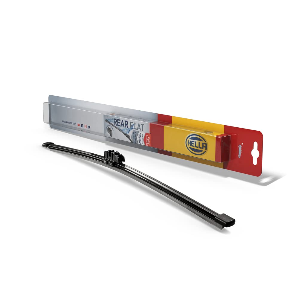 HELLA 9XW 358 179-181 Rear Flat Scheibenwischer - RF18 - Flachblatt-Wischer - für Links-/Rechtslenker - 18" - 450mm - hinten - Menge: 1, keine von Hella