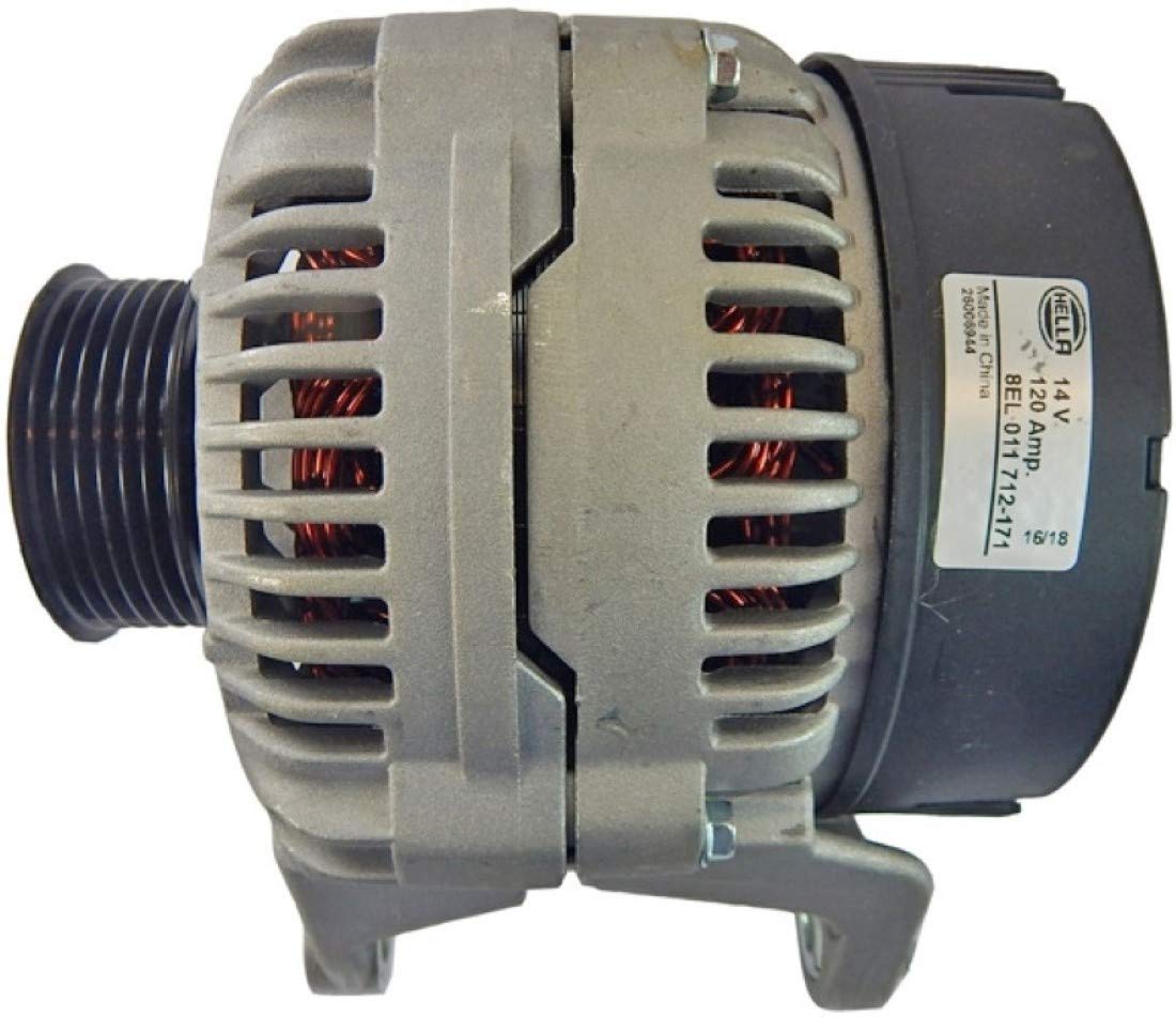 HELLA 8EL 011 712-171 Generator/Lichtmaschine - 14V - 120A - für u.a. Audi A6 (4B2, C5) von Hella