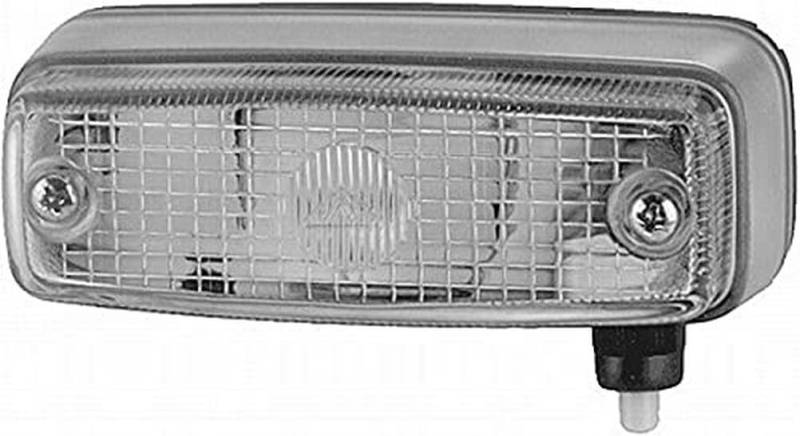 HELLA Innenraumleuchte - Halogen - 12V / 24V - Anbau/geschraubt - Lichtscheibenfarbe: glasklar - Innenraum - Menge: 1 - 2JA 997 027-051 von Hella