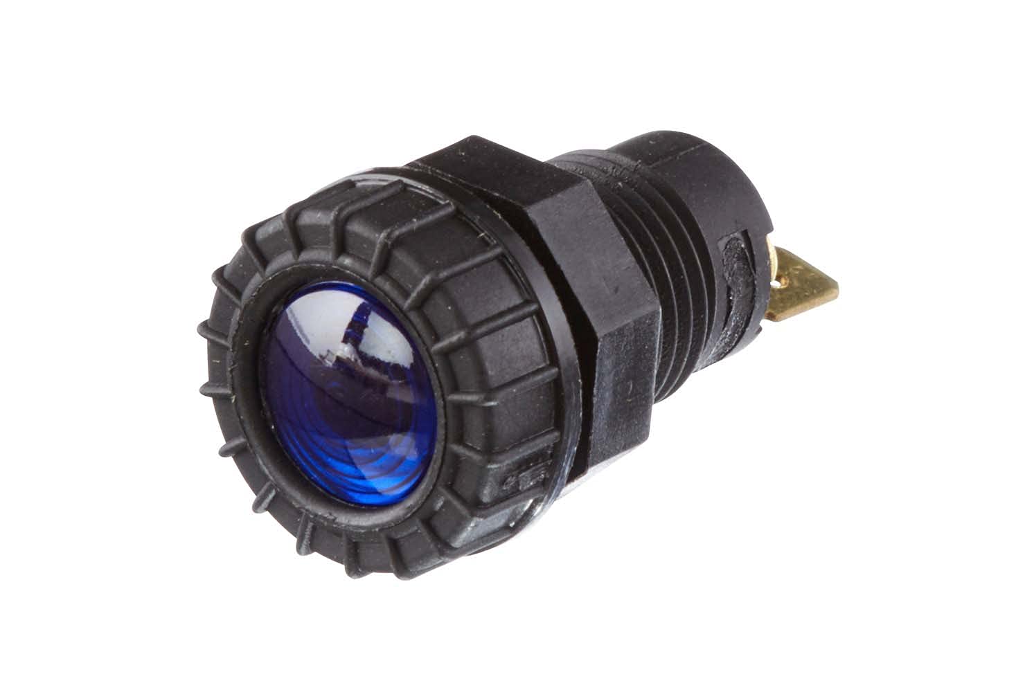 HELLA Kontrollleuchte - Halogen - 12V / 24V - geschraubt - 2AA 008 594-001, Farbe: blau von Hella