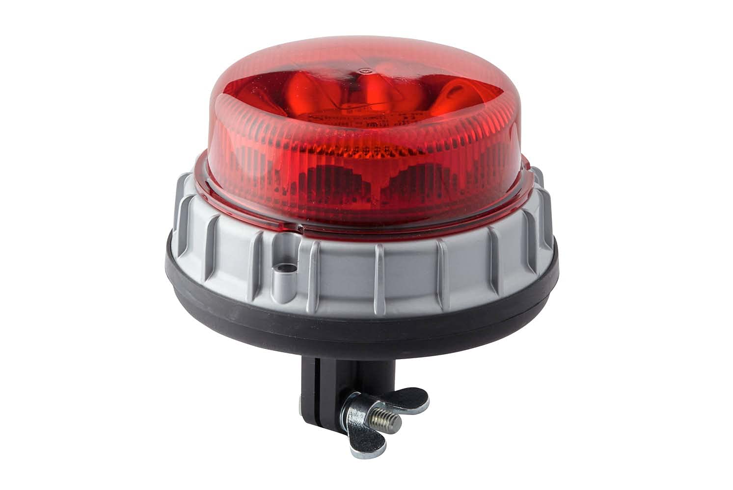 HELLA Rundumleuchte - LED Warnleuchte - Blitzleuchte - K-LED 2.0 R - 12V / 24V - rot - Anbau/Rohrstutzen - 2XD 011 557-221 von Hella