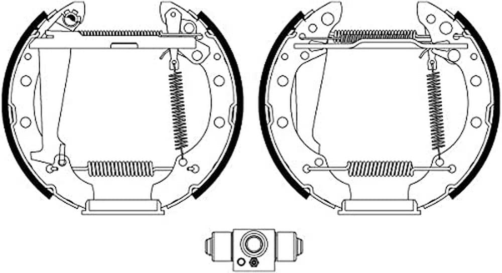 HELLA PAGID 8DB 355 022-711 Bremsbackensatz - R1336 - Bremssystem: VAG - für u.a. AUDI / SEAT / VOLKSWAGEN von Hella