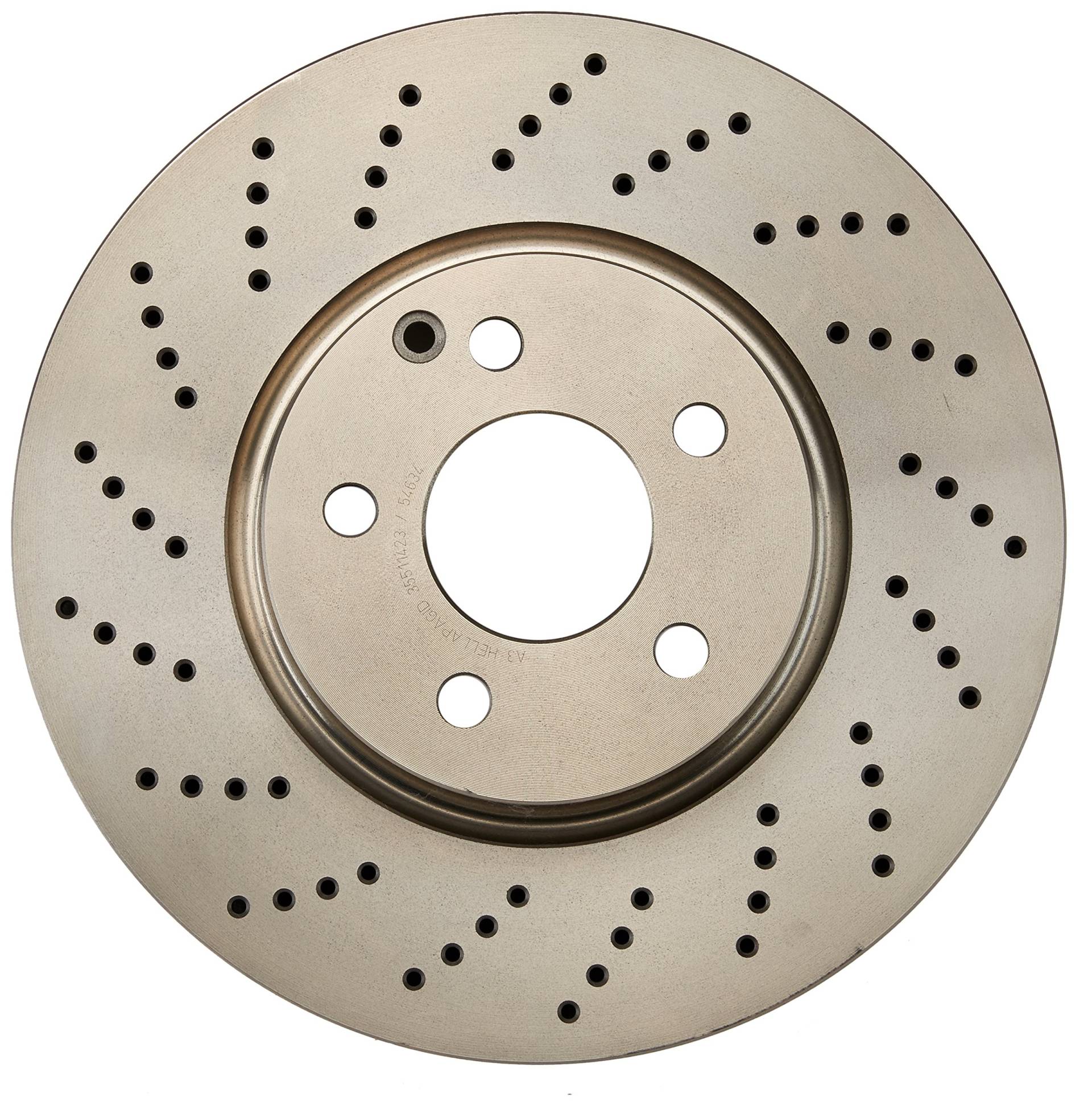 HELLA 8DD 355 114-231 Bremsscheibe - 54634 - 322mm - 32mm - innenbelüftet/gelocht - für u.a. MERCEDES-BENZ von Hella