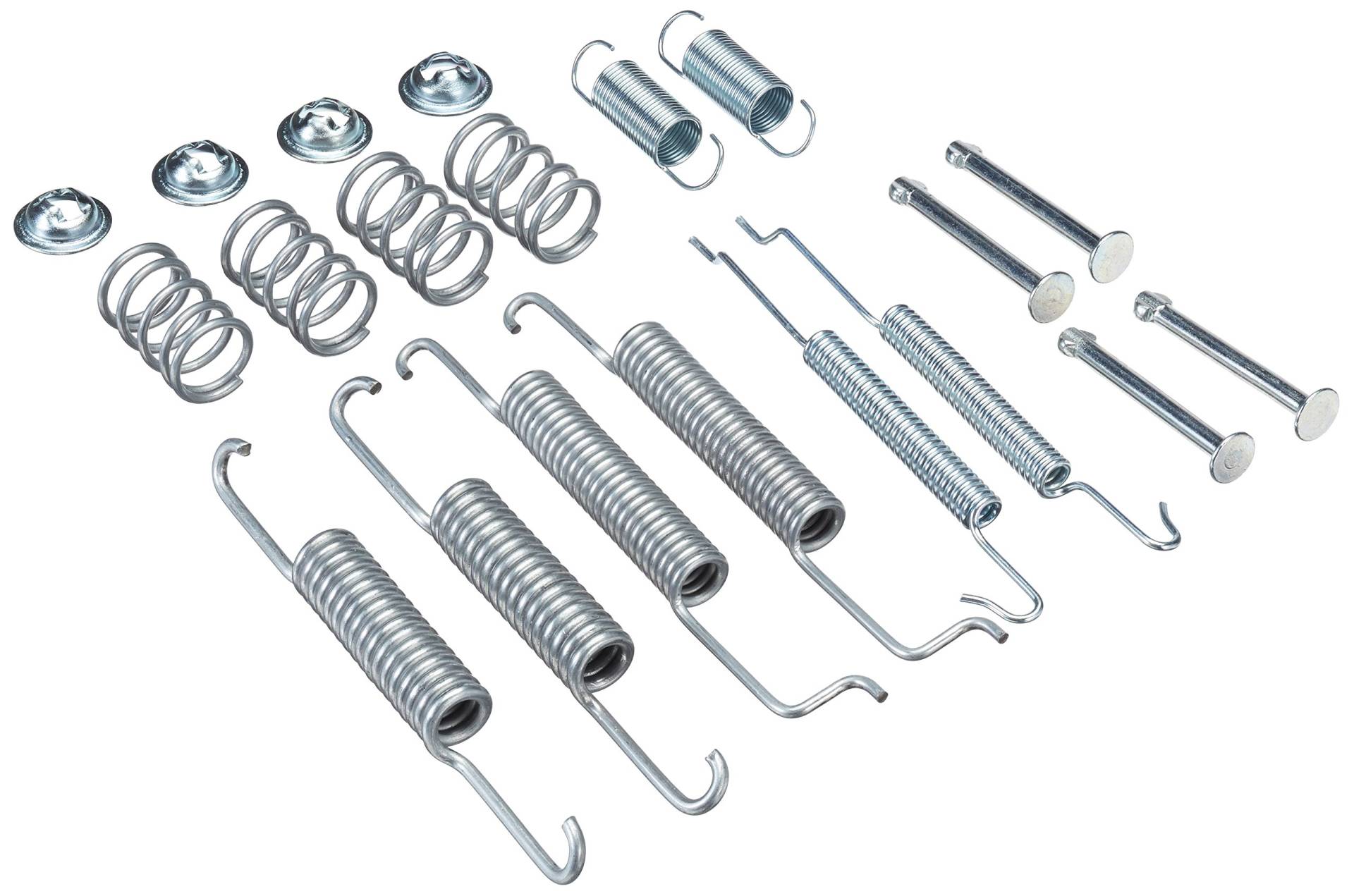 HELLA 8DZ 355 200-131 Zubehörsatz, Bremsbacken - X0053 - Bremssystem: Teves - für u.a. AUDI / SEAT / SKODA / VOLKSWAGEN von Hella